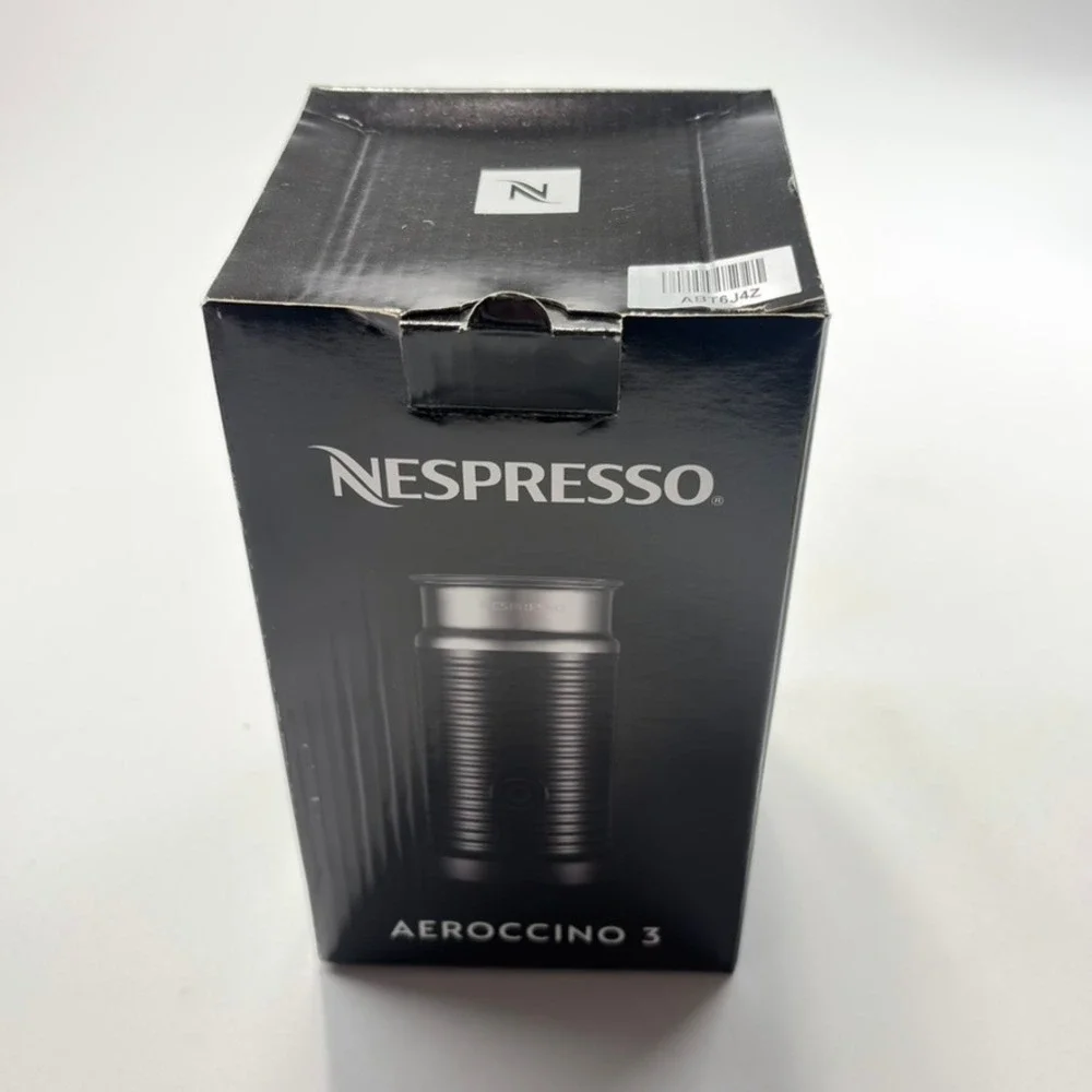 Nespresso Aeroccino 3 Milk Frother Black New in Box Unused